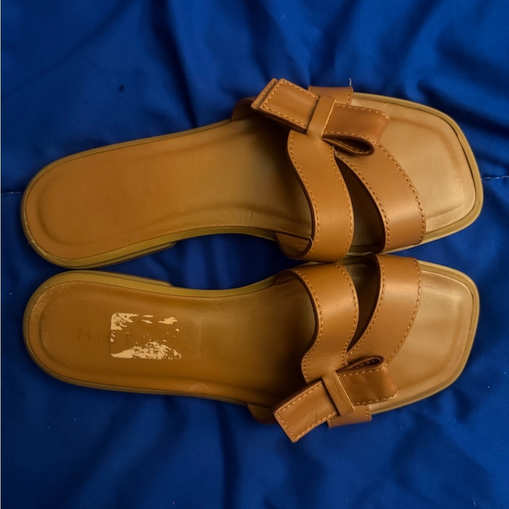M. Gemi The Melissa Brown Leather Mules - Picture 4 of 5